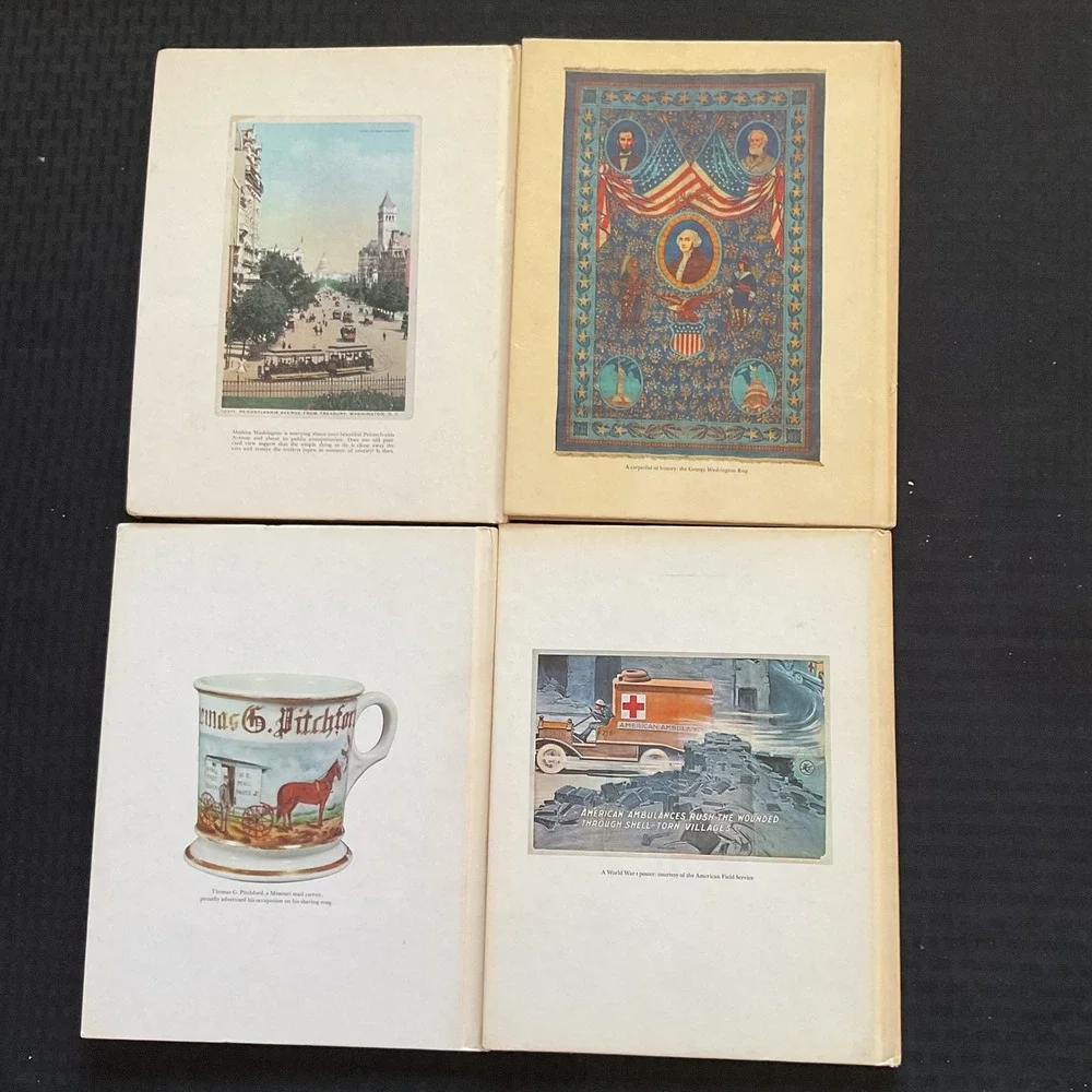 Vintage American Heritage Magazine 1973 1974 Lot Set Hardcover History‎ Book US